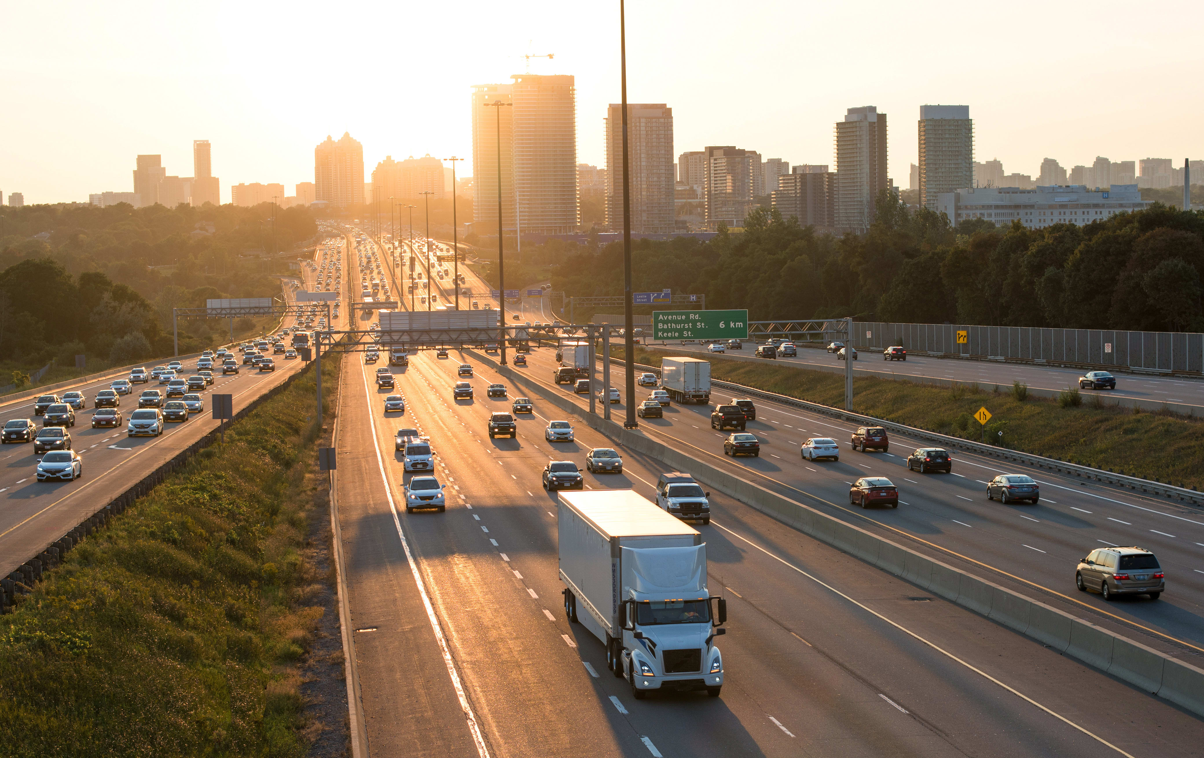 Paving the 401, 410 and 427 Highways in the GTA