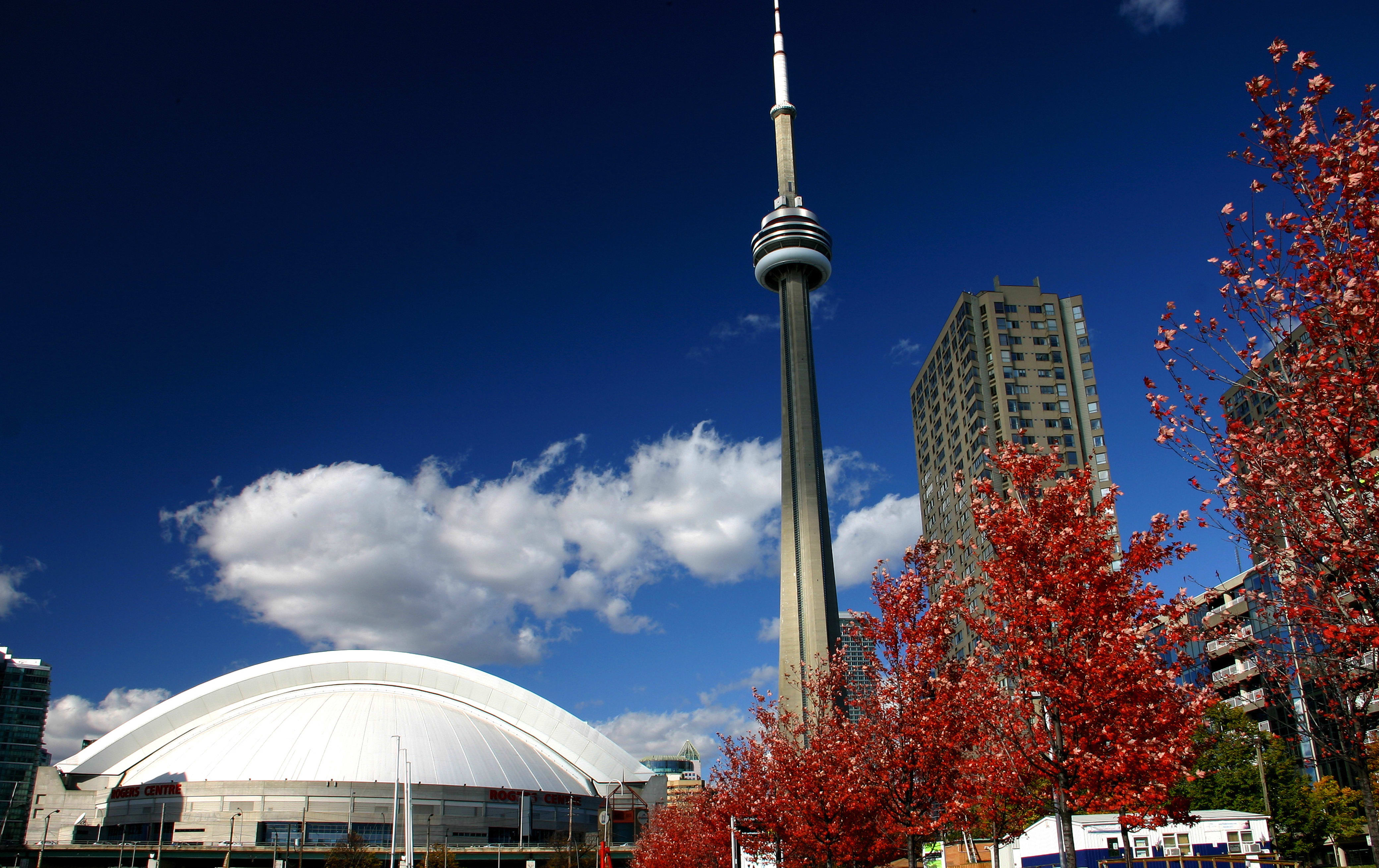 Tower Park West at CN Tower streetscapes by Gazzola Paving