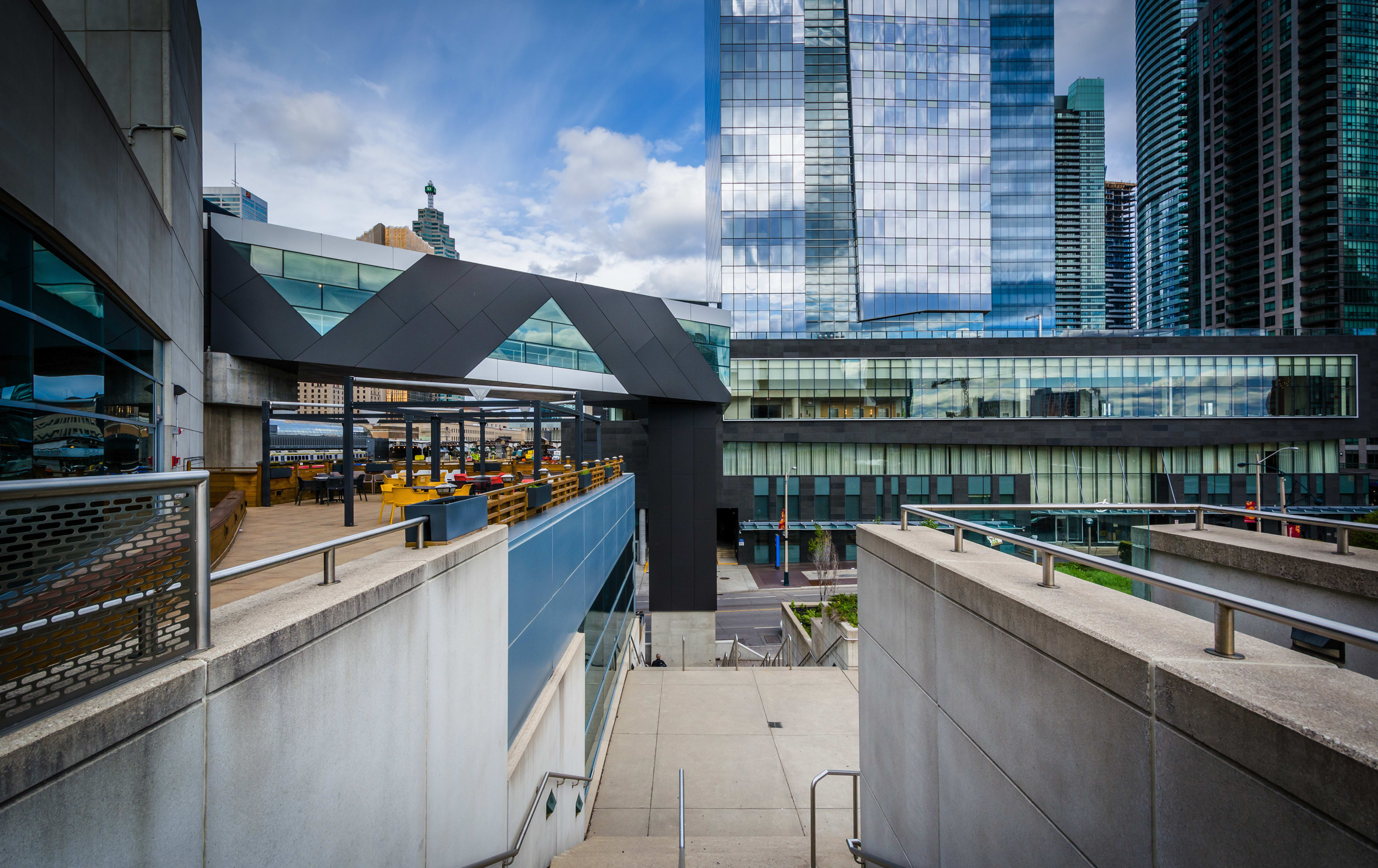 Metro Toronto Convention Centre and the G7 Summit in 1988 by Gazzola Paving